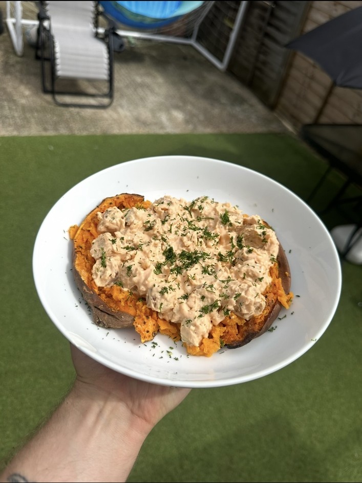 Loaded sweet potato